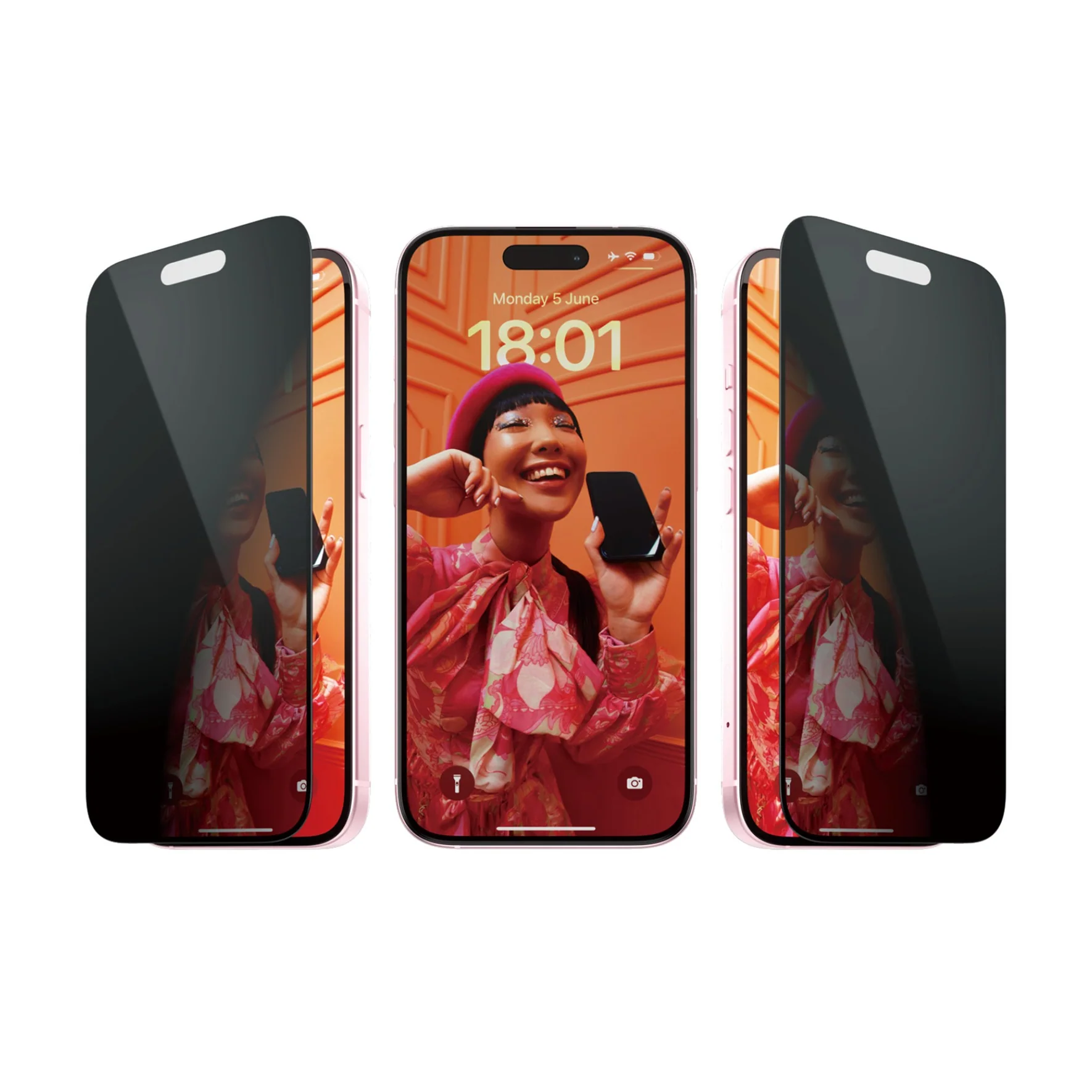 PANZERGLASS® PROTECTION D'ÉCRAN D'INTIMITÉ IPHONE 15 – Image 3