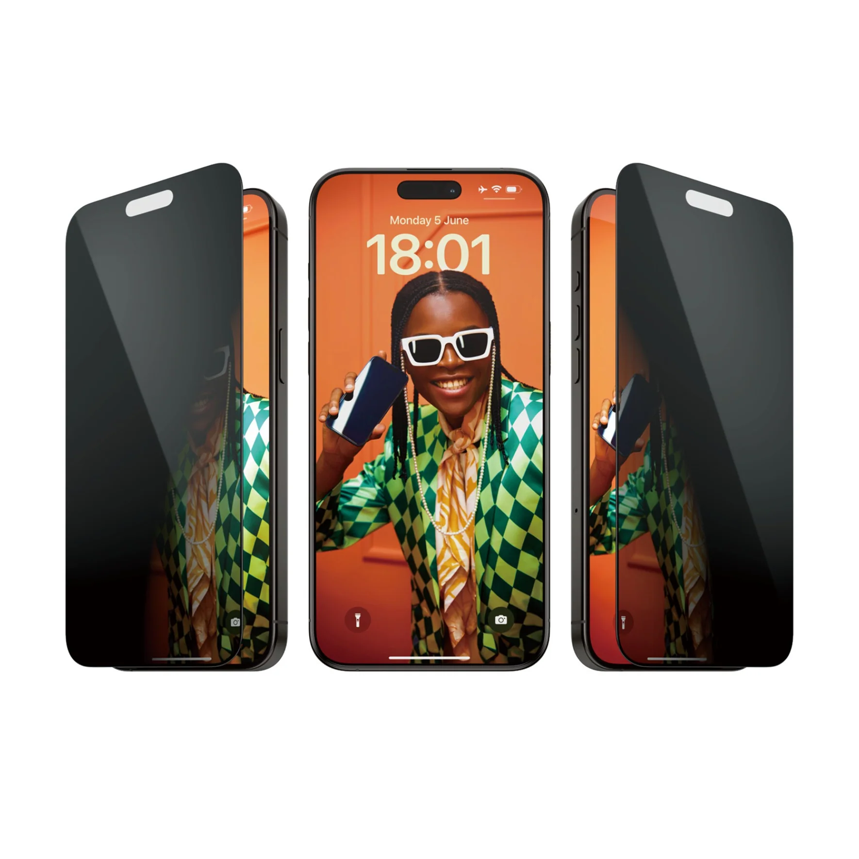 PROTECTEUR D'ÉCRAN DE CONFIDENTIALITÉ PANZERGLASS® IPHONE 15 PRO MAX – Image 3